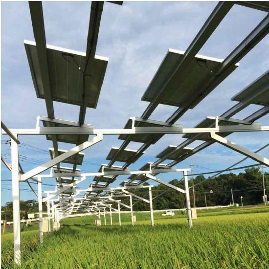Solar Agricultural Greenhouses Mounting System Solar PV Agriculture Panel Mount Bracket Frame For Farm