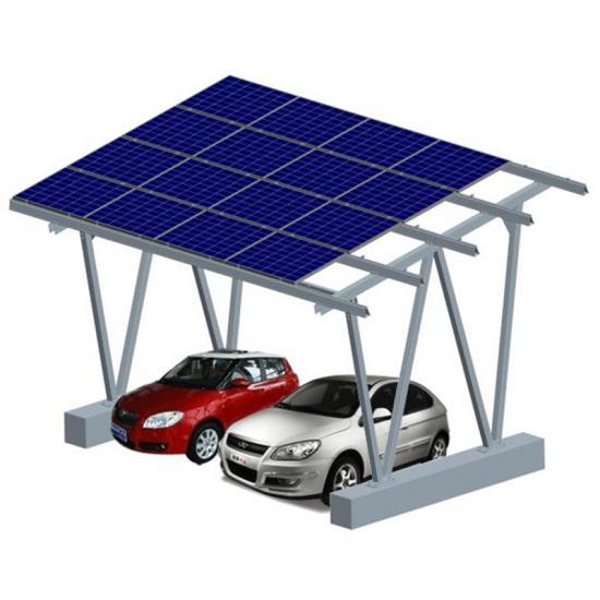 Anodized Aluminum Solar Carport Mounting System
